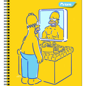 Cuaderno Universitario Clasico Simpsons 7Mm 100H Torre